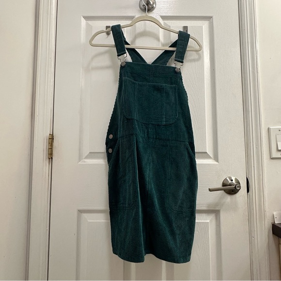 wild fable Teal Corduroy Pinafore Dress - Picture 3 of 7